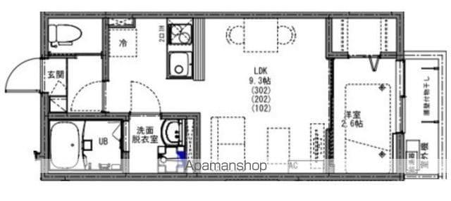 KEIAI RESIDENCE 豊四季Ⅱ(1LDK/1階)の間取り写真