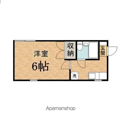 桜プレイス・アネックス(1K/1階)の間取り写真