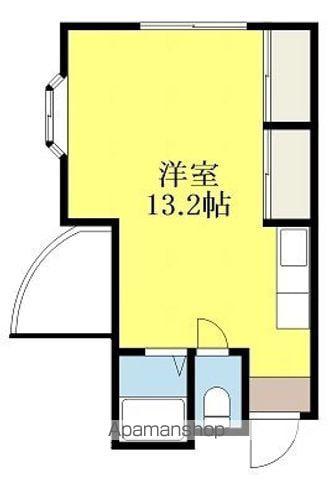 富士第6ビル(ワンルーム/1階)の間取り写真