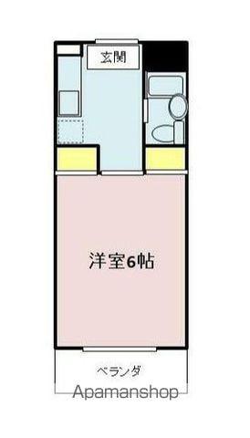 ジュンパレス(1K/4階)の間取り写真