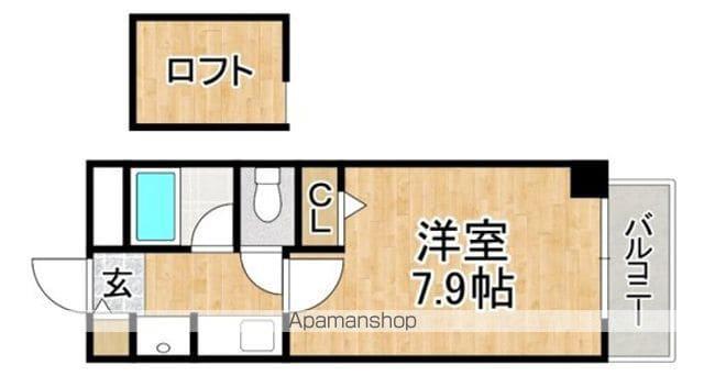 プリンス寺塚(1K/5階)の間取り写真