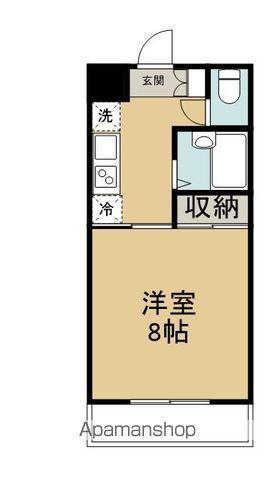 サンライフ有楽(1K/1階)の間取り写真