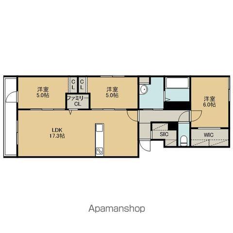 MIYABI-雅-(3LDK/2階)の間取り写真