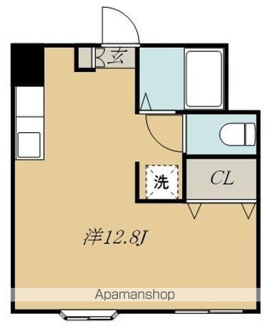 メゾン・ド・ヒデ(ワンルーム/3階)の間取り写真