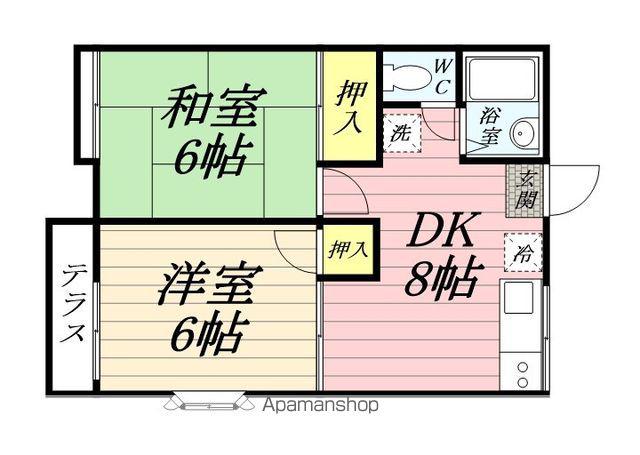 ラベンダー岩瀬 1階階 間取り