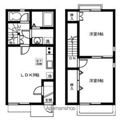 ＤＵＰＬＥＸ高山(2LDK)の間取り写真