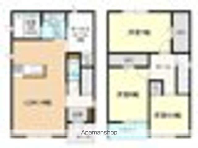 名鉄犬山線 上小田井駅 徒歩17分 2階建 新築(3SLDK)の間取り写真