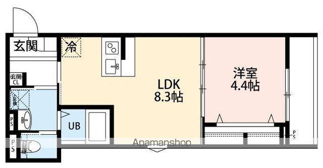 ROBOT HOME 阿佐谷北(1LDK/3階)の間取り写真