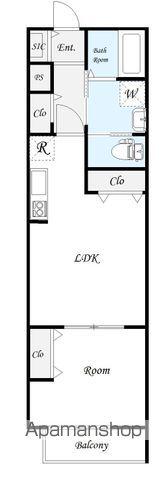 クオーレ我孫子Ⅰ(1LDK/3階)の間取り写真