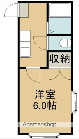 ホワイトキャッスル35番館(1K/2階)の間取り写真