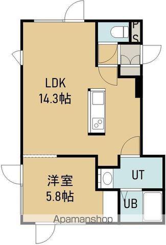 LICHT NULL(1LDK/1階)の間取り写真