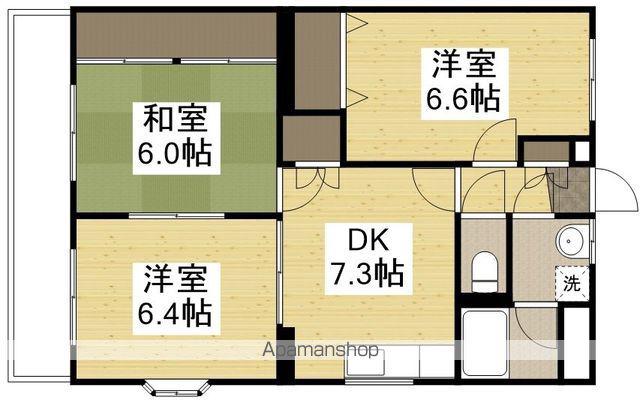 ブライトコートⅠ(3DK/3階)の間取り写真