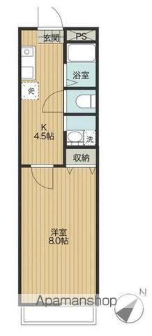 PUREHOUSE(1K/1階)の間取り写真