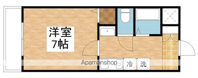 LILY-BE北沢(1K/1階)の間取り写真