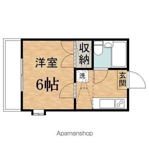 バーディーエイト(1K/2階)の間取り写真