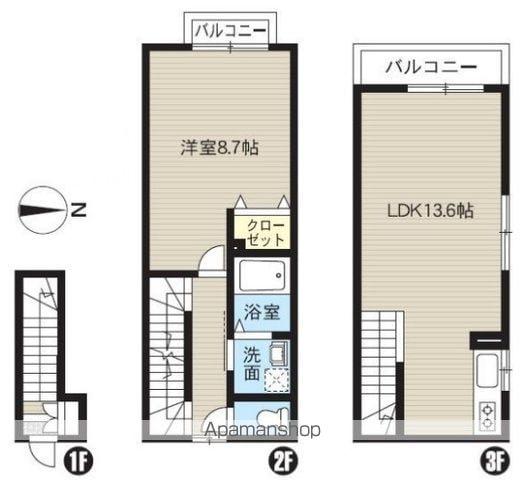レピュア池袋西 2階階 間取り