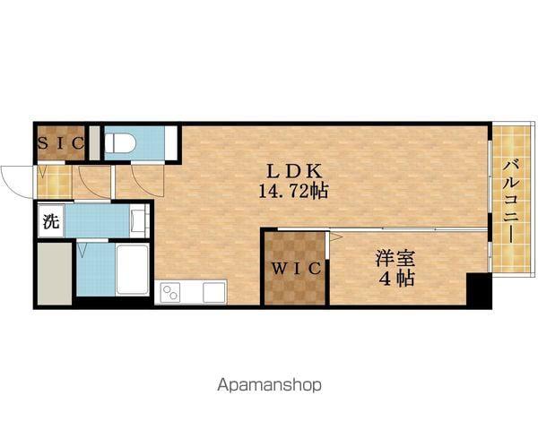 LEGALANDプラス猫 MIYAKOJIMA(1LDK/7階)の間取り写真