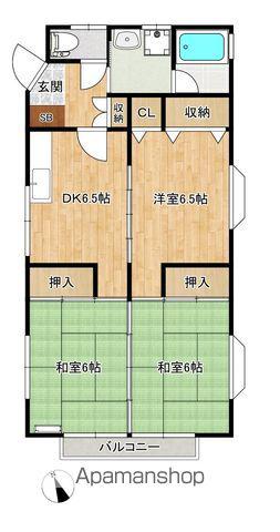 ヴァンセンヌ(3DK/1階)の間取り写真