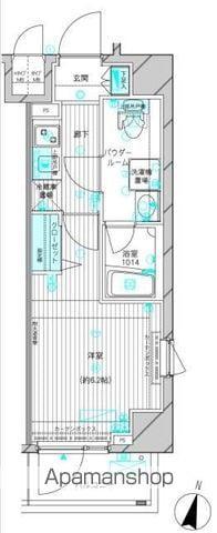 メインステージ高円寺(1K/3階)の間取り写真