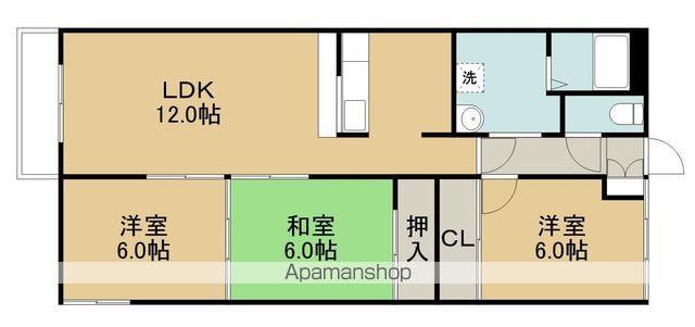 Jステージ高丘(3LDK/5階)の間取り写真