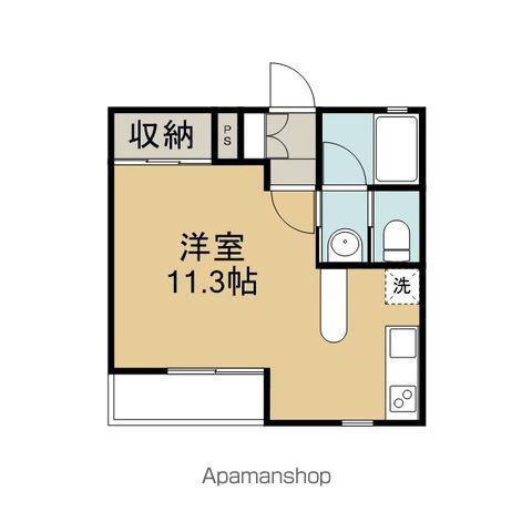 ジュネス北栄(ワンルーム/1階)の間取り写真