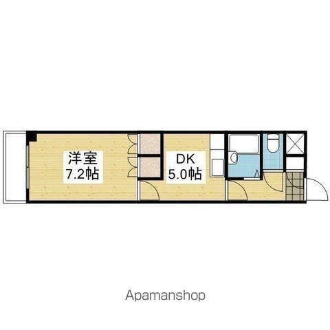 グランシェル12(1DK/5階)の間取り写真