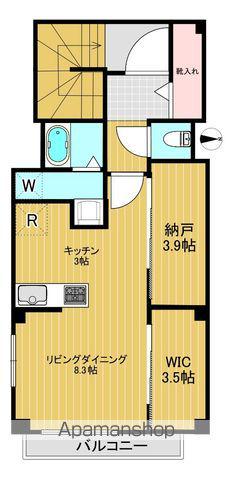 ヴォワザン マロン(1LDK/3階)の間取り写真