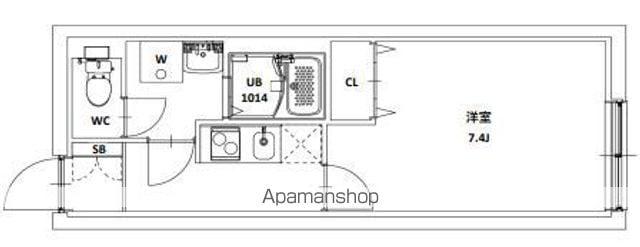MAXIV CITY大島(1K/2階)の間取り写真