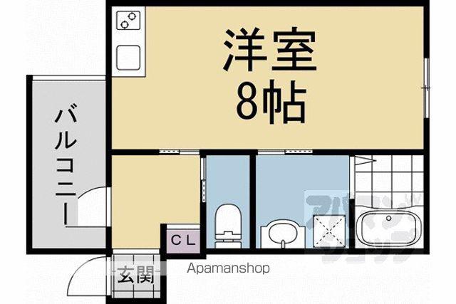 セントラル(ワンルーム/2階)の間取り写真