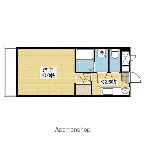 サンハイツ11(1K/5階)の間取り写真