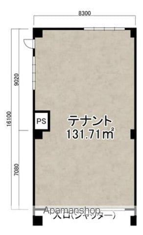 ラルヴェール和白駅前(ワンルーム/1階)の間取り写真
