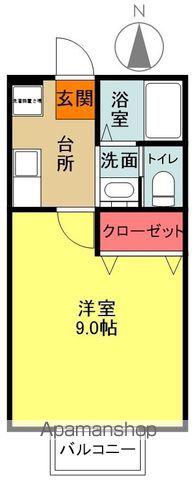 ILPRIMOFUMO(1K/2階)の間取り写真