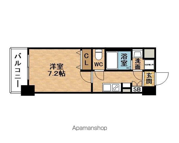 LEONCOMFORTTENJINBASHI(1K/3階)の間取り写真