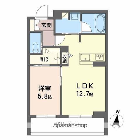 シャーメゾンステージ神明(1LDK/4階)の間取り写真