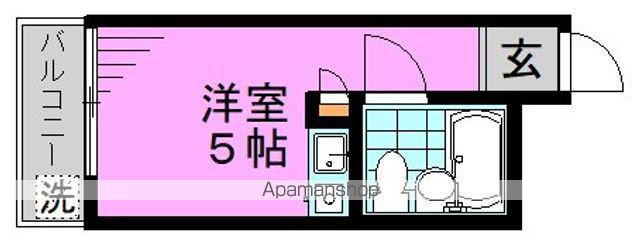 トップ阿佐ヶ谷第2(ワンルーム/3階)の間取り写真