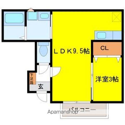 LIETO(1LDK/1階)の間取り写真