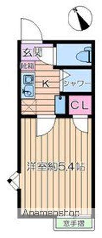 エスペール東池袋(ワンルーム/2階)の間取り写真
