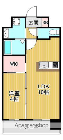 SILUS昭和町(1LDK/5階)の間取り写真