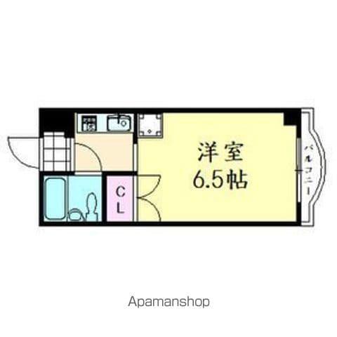 メゾンリベリカ(ワンルーム/4階)の間取り写真