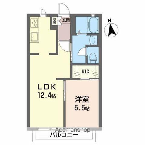 ディアス田園調布Ⅲ(1LDK/1階)の間取り写真