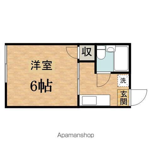 シティハイムさとう(1K/2階)の間取り写真