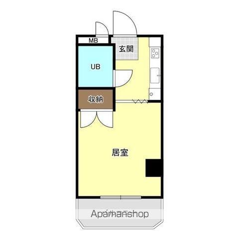 OS・SKYマンション2藤が丘(ワンルーム/4階)の間取り写真