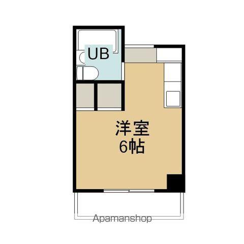 丸英行徳コーポ(ワンルーム/3階)の間取り写真