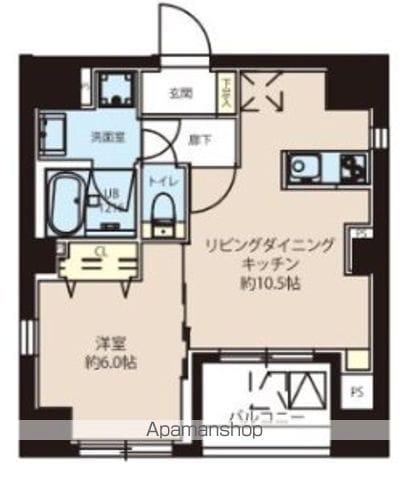 レオーネ東日本橋駅前Ⅱ(1K/10階)の間取り写真