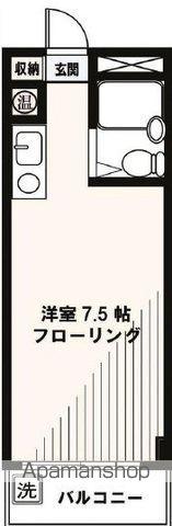 MNフラット(ワンルーム/2階)の間取り写真