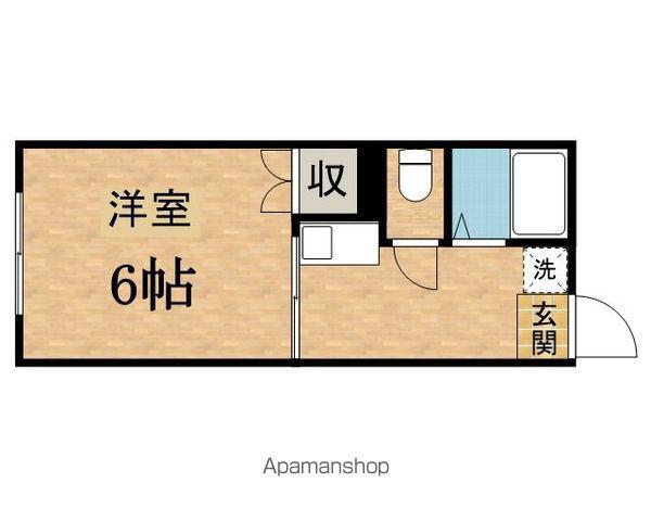 リーバイスハイツ2(1K/2階)の間取り写真