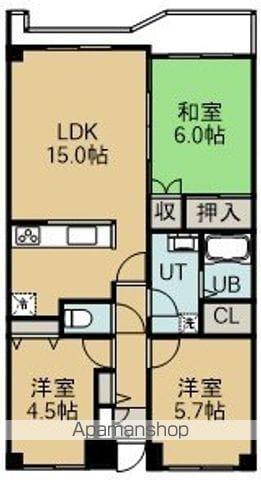 マンションリヴァージュ(3LDK/3階)の間取り写真