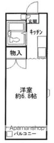 メゾンエクレール(1K/3階)の間取り写真