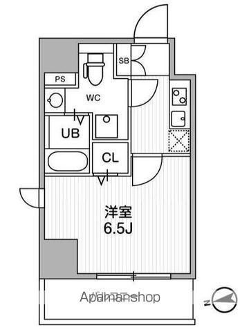 LIME RESIDENCE KITA MATSUDO(1K/2階)の間取り写真