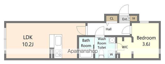 AGRACES小竹向原(1LDK/1階)の間取り写真